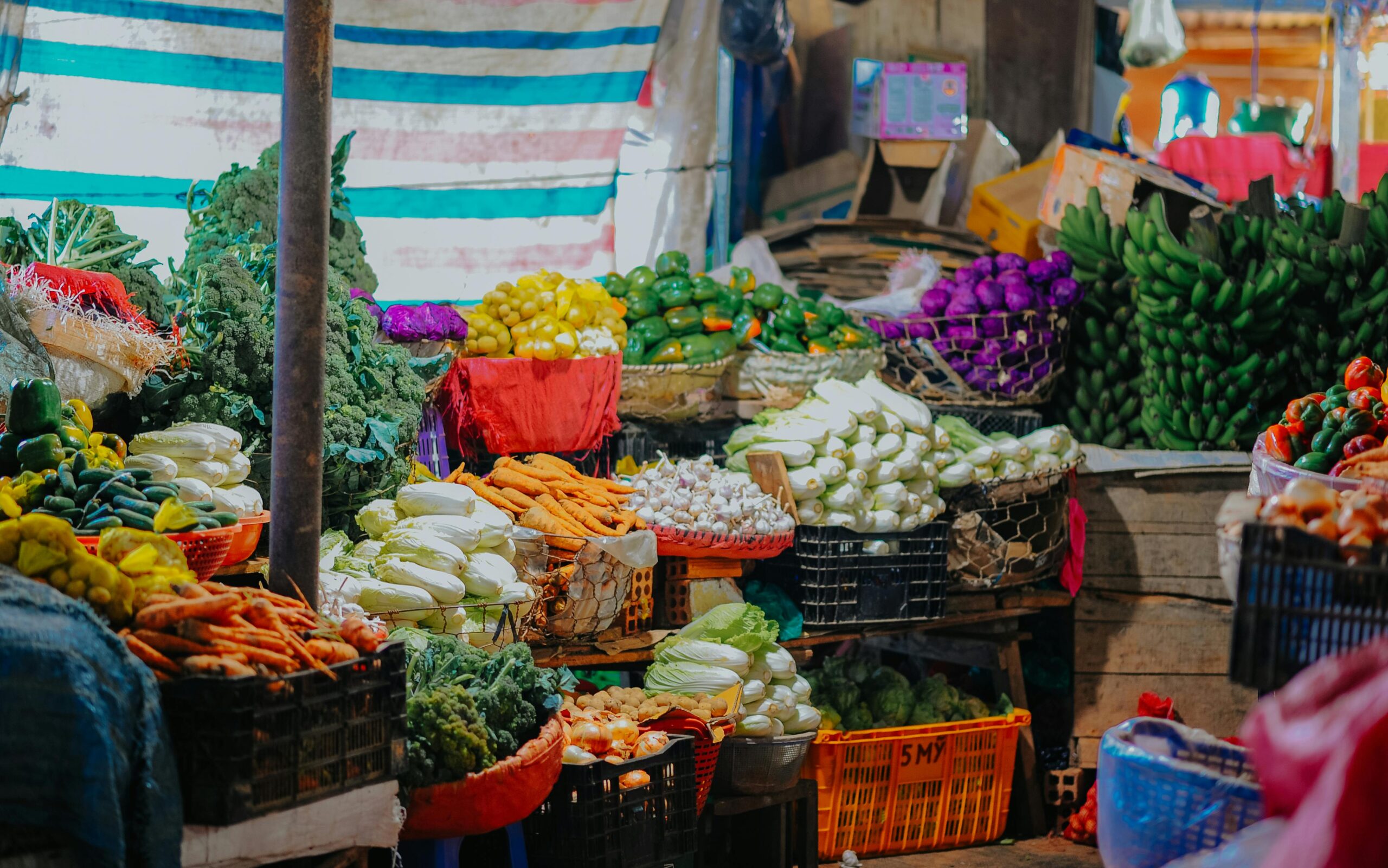 Photo by Min An: https://www.pexels.com/photo/assorted-vegetables-on-crates-1093837/